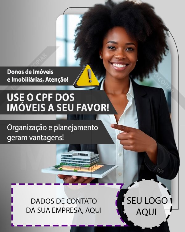 Combo de artes sobre: "CPf dos Imóveis" (pcte nº 01) - Imagem 8