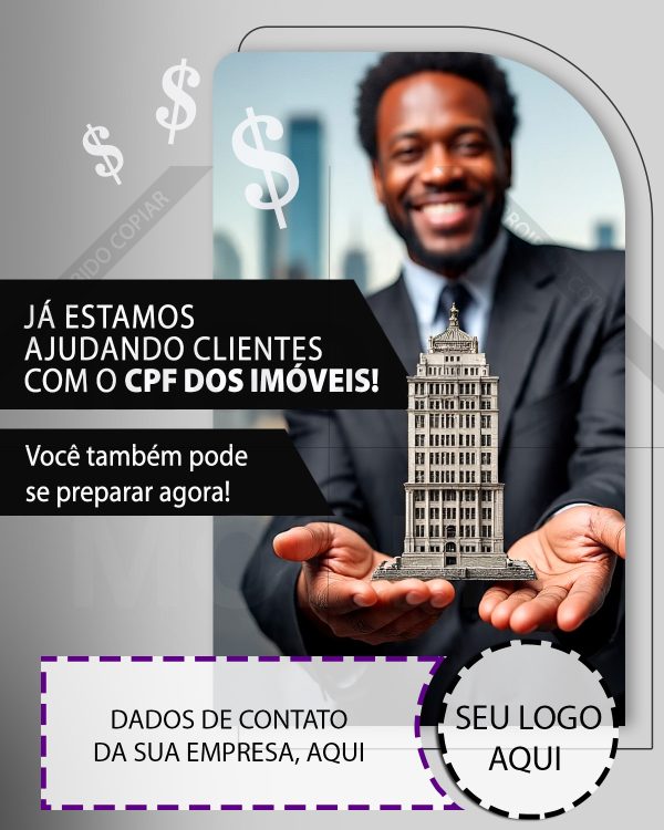 Combo de artes sobre: "CPf dos Imóveis" (pcte nº 01) - Imagem 10